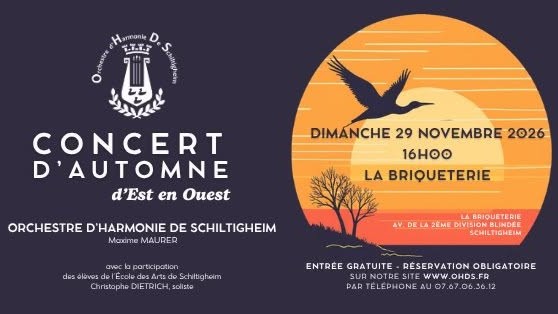 Concert d&rsquo;Automne de l&rsquo;OHDS 2026 – 29 novembre 2026
